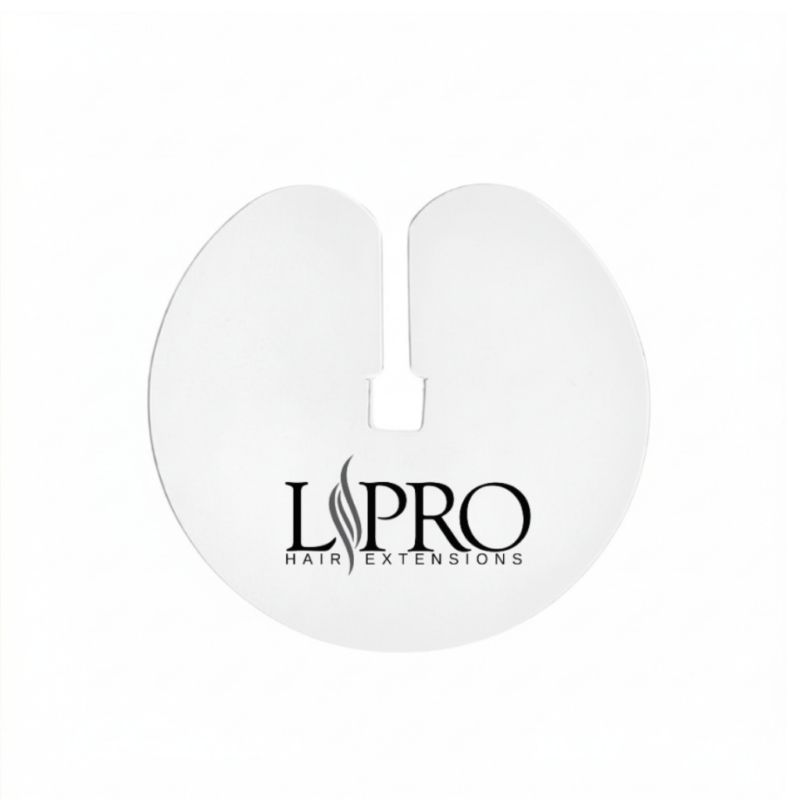 LPRO Heat Protection Shield for hair extension installation against white background